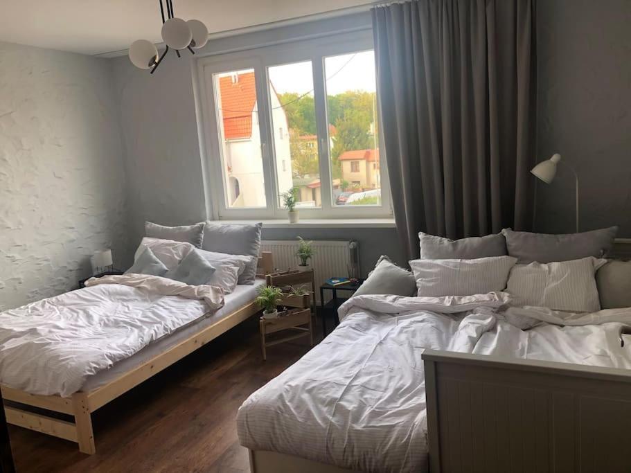 Apartament Plaza Zachodnia - 400 M Do Morza Kolobrzeg Bagian luar foto